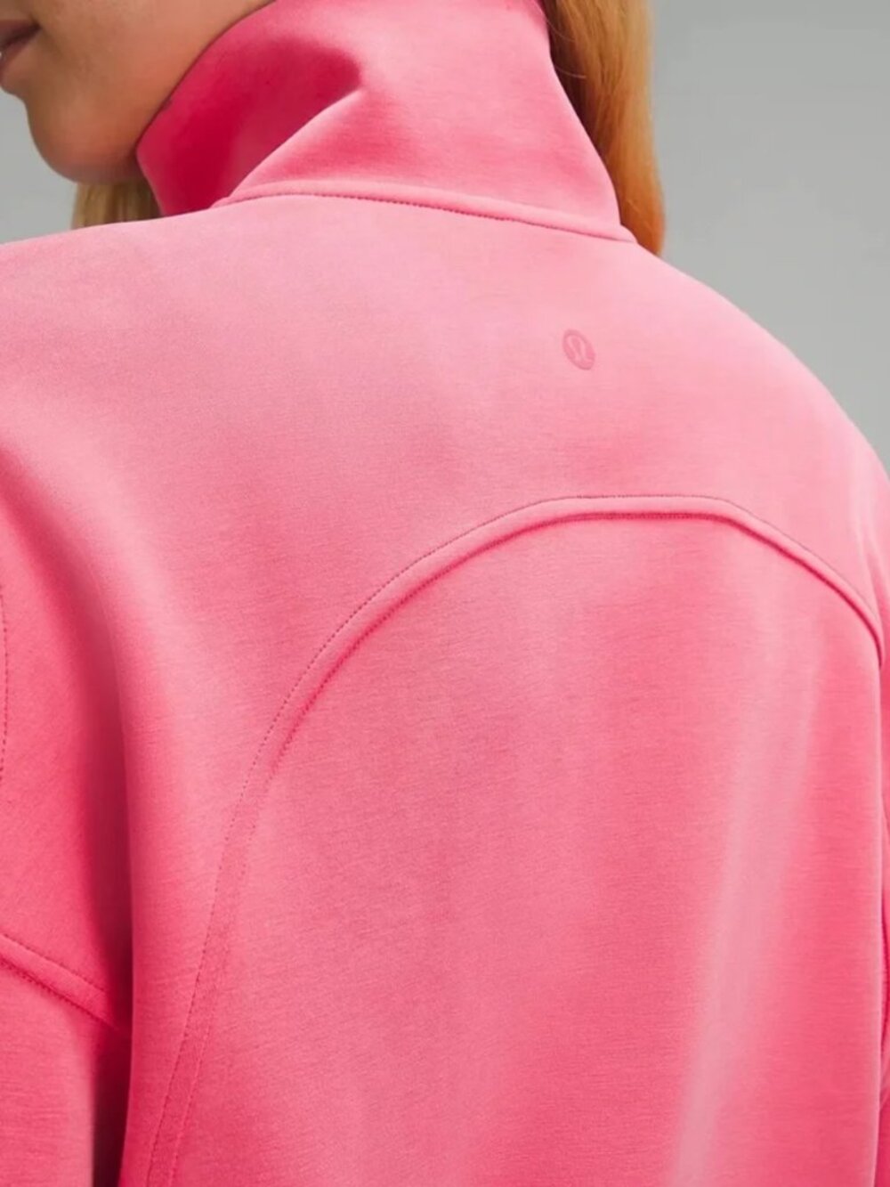 Lululemon Brushed Softstreme Half Zip in Glaze Pink | Size 6 - Picture 6 of 16